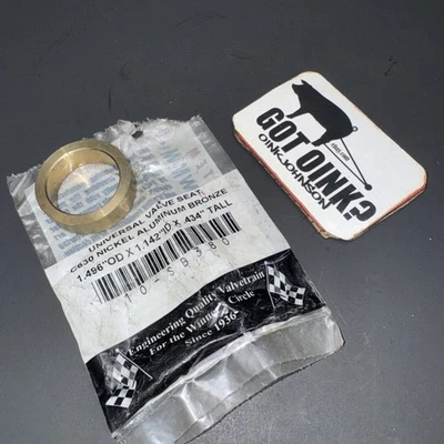 Kawasaki KZ Z1 Kibblewhite Nickel Aluminum Bronze Valve Seat 10-SB380 - Image 1 of 3