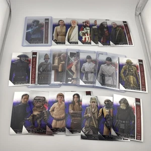 2024 Topps Finest Star Wars (21) Base Refractor Lot Luke Mon Mothma Bail Organa - Picture 1 of 10