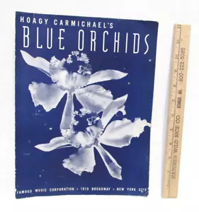 1939 Noten Hoagy Carmichaels Blue Orchids Famous Music Corp Vintage - Bild 1 von 4