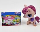 100 % AUTHENTIQUE Littlest Pet Shop LPS #1263 RARE Nintendo rose violet cheval de poney