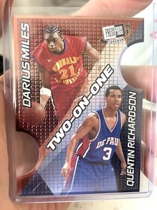 2000 Press Pass SE Two On One Darius Miles And Quentin Richardson Die Cut! TO 1B - Bild 1 von 2