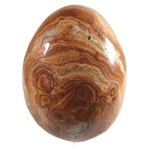 Huevo de Dolomita Tallado y Pulido 2.5" x 2.0" / 7.6 OZ Espécimen Brasil Idea de Regalo - Imagen 1 de 8