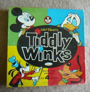 Walt Disney's Tiddly Winks Mickey Mouse Donald Pluto Goofy Whitman Juego 1963 - Imagen 1 de 6