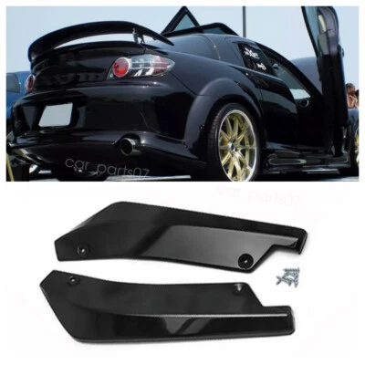 Rear Spats Splitter Bumper Lip Diffuser Canards For Mazda RX7 RX8 US - Image 1 of 4
