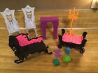 Monster High Freaky Fusion Catacombs Castle Furniture & Accessories Lot