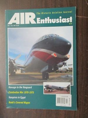 AIR ENTHUSIAST MAGAZINE #69 MAY-JUNE 1997 CAMBODIAN WAR 1970-1975 VANGUARD JETS - Image 1 of 2
