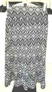 Excellent Black  White  Amy Wear Size 14 Culottes Gaucho Skirt Shorts  - Picture 1 of 9