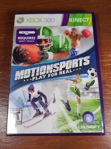 Motion Sports Kinect (Xbox 360, 2010) Complete w/ Manual CIB Tested - Picture 1 of 3