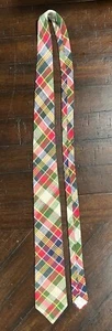 Vintage Ram Tie Makers Mens Necktie Tie Classic Plaid - Picture 1 of 5