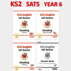 KS2 Year 6 English Reading SAT Buster Fiction Non Fiction Poetry Book 1 +Answer - Picture 1 of 12