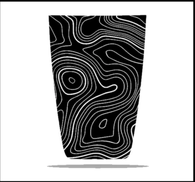 Calcomanía adhesiva de vinilo Topographical Hood Blackout para Subaru Forester Sport 2021 Foto 1 de 2