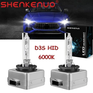 For Maserati Ghibli 2014-2018 6000K Xenon D3S HID Headlight Bulbs Hi/Low Beam 2x - Picture 1 of 12
