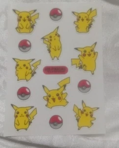 Vintage Sandylion Pokemon Nintendo fuzzy flocked sticker - Picture 1 of 3