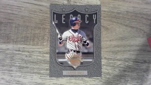 Hoja #189 1997 Chipper Jones ~ Atlanta Braves Legacy - Imagen 1 de 2
