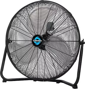 20 Inch Industrial Metal Floor Fan 3 Speed Powerful Cooling Floor Fans - Picture 1 of 7