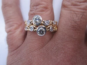 14K Gold Diamond Ring Diamond=1.50 Carats K-SI1 7.80 Grams Value=$7,950 - Picture 1 of 11
