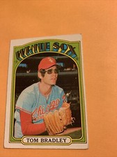 #248 Tom Bradley 1972 Topps Baseball Card Cb16 chicago white sox 