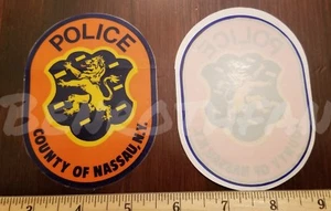 NASSAU COUNTY NY POLICE INSIDE WINDOW DECAL OFFICIAL STICKER LONG ISLAND - Picture 1 of 1