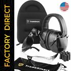 TradeSmart All-in-One Shooting Earmuffs, Glasses & Case for Gun Range Protection