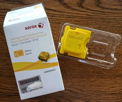 Xerox ColorQube 8700 Ink Yellow Jaune 108R00992 OEM Open Box 1 Cartridge - Image 1 of 2