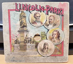 Lincoln Park Peep Show Book Diorama Tunnel Book Circa 1890 JS Philstrom Chicago - Imagen 1 de 5