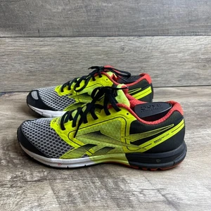 Reebok One Guide Men's 9 Running Shoes White Black Yellow Athletic Sneakers - Picture 1 of 10