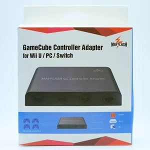 GameCube Controller Adapter – Mayflash – Switch/Wii U/PC– 4-Port - New - Picture 1 of 2