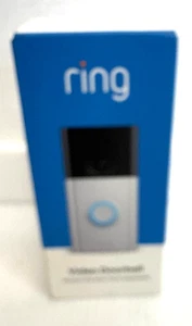 NEW Ring Battery Doorbell (2021) HD Smart Wifi Video Doorbell - Satin Nickel - Picture 1 of 2