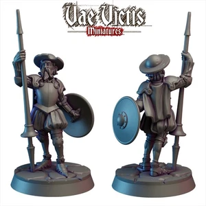 "Freelancer Knight" Vae Victis Miniatures D&D Mordheim Warhammer Frostgrave - Picture 1 of 1