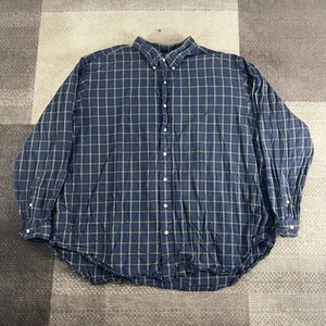 Polo Ralph Lauren Plaid Button Up Shirt Men’s Size 3XB Green Long Sleeve - Picture 1 of 6