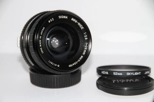 Sigma Mini Wide 28mm f/2.8 Lens with Macro Olympus OM Mount.OM1 OM2 OM10 etc - Picture 1 of 15