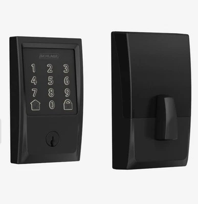 Cerradura inteligente SCHLAGE BE489WB CEN 622 Code Deadbolt | WiFi NEGRO MATE Foto 1 de 4