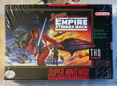 Super The Empire Strikes Back SNES Super Nintendo Star Wars Nuevo y Precintado Foto 1 de 4