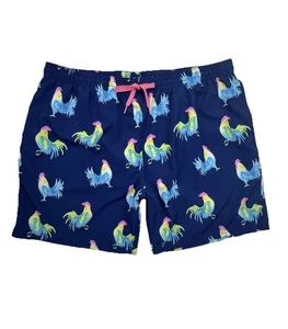 Costume da bagno Chubbies uomo taglia XXXL gallo pollo gioco pantaloncini 3X - Foto 1 di 7