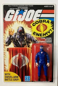 Custom Made Cobra Commander 3 3/4 GI Joe Vintage Style ARAH Actionfigur - Bild 1 von 2