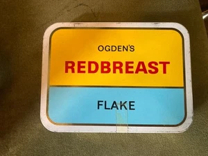 Vintage Ogden’s Redbreast Flake Tobacco Tin 6.25” x 4.25” x 1.25” in VGC - Picture 1 of 1