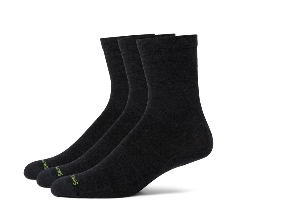 Smartwool Unisex Anchor Line Crew Socks 3-Pack - Charcoal, X-Large - Image 1 of 1