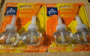 4 Count Glade MIGHTY MANGO Olio Profumo Plug In Ricariche Edizione Limitata Cocco-Nuovo - Foto 1 di 5