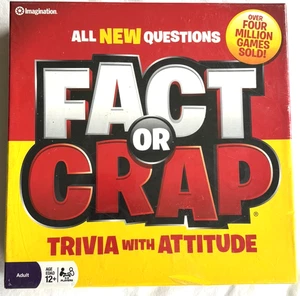 FACT OR CRAP Game Trivia With Attitude 2009 new questions Brand New sealed B3 - Picture 1 of 3