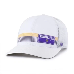 Minnesota Vikings '47 Brand White Rangefinder Strap Trucker Hat - Picture 1 of 3