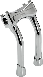 Biltwell Motorcycle Motorbike Oversized Murdock Pullback Risers Chrome - 8 Inch - Picture 1 of 1