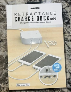 Retractable Charge North Dock Mini Charging Station Micro-USB SEALED - Picture 1 of 4