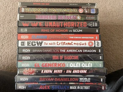 Rare Wrestling 13 DVD Bundle - WWE/ECW/ROH - Great Condition (NJPW/AEW Stars) - Image 1 of 4