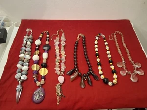 Fashion Statement Grob Schmuck Damen Halsketten 6 Stück - Bild 1 von 4