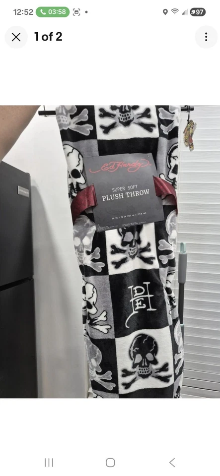 Ed Hardy毛毯 — 第 1/1 张图片