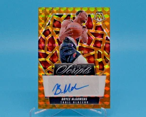 2024-25 Mosaic Scripts Auto BRYCE McGOWENS Gold 1/10 SSP • MS-BMG - Picture 1 of 2