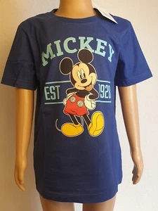 NEU Disney T- Shirt Mickey Mouse Micky Maus Gr. 98/104 110/116 122/128 - Bild 1 von 1