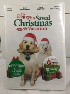 Dog Who Saved Christmas Vacation - DVD - New! Paris Hilton,Mario Lopez,Dean Cain - Imagen 1 de 3