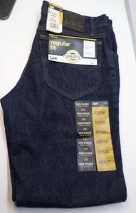 Lee Jeans 32X30 Regular Seat & Thigh Straight Leg Soft Rinse 5 Five Pocket Tags - Picture 1 of 3