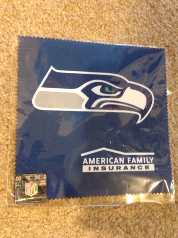Seattle Seahawks Official Nfl Ticket Holder Only Sga Microfiber Cleaning Cloth Cover